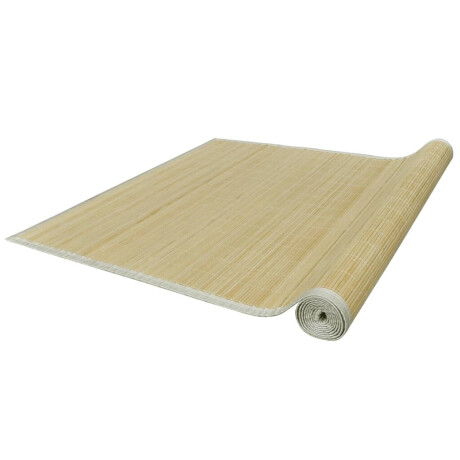 vidaXL Tapijt rechthoekig 120x180 cm bamboe naturel afbeelding3 - 1