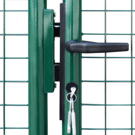 vidaXL Tuinpoort met gaasmatvulling 415 x 200 cm / 400 x 150 cm afbeelding3 - 1