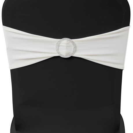 vidaXL Decoratief stoellint met een diamant 25 stuks (creme) afbeelding3 - 1