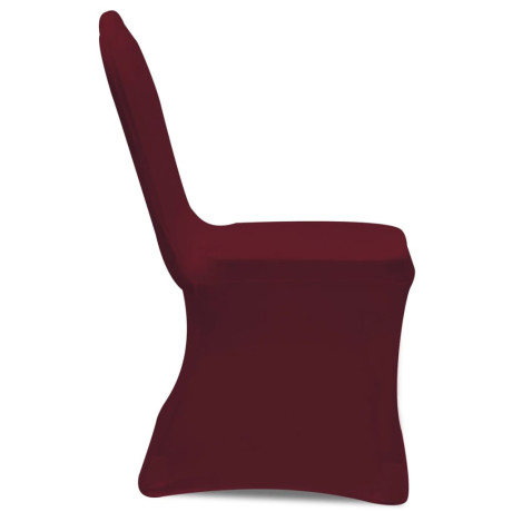 vidaXL Hoes voor stoelen 50 stuks (wijnrood) afbeelding3 - 1