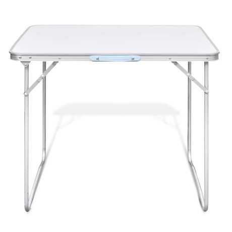 vidaXL Campingtafel inklapbaar met metalen frame 80 x 60 cm afbeelding3 - 1