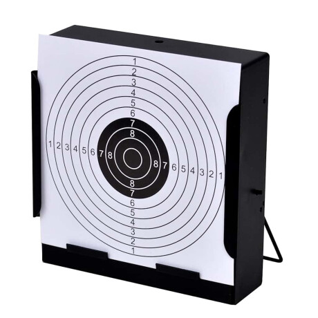vidaXL Schietkast vierkant met 100 papieren targets 14 cm afbeelding3 - 1