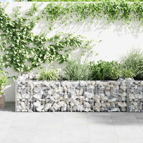 vidaXL Gabion plantenbak 180x90x50 cm gegalvaniseerd staal afbeelding3 - 1