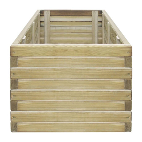 vidaXL Plantenbak verhoogd rechthoekig 100x50x40 cm hout afbeelding3 - 1