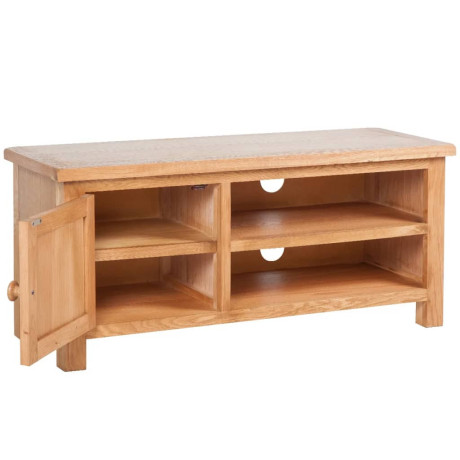 vidaXL Tv-meubel 103x36x46 cm massief eikenhout afbeelding3 - 1