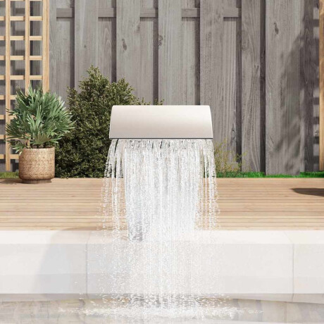 vidaXL Zwembadwaterval 45x30x60 cm roestvrij staal afbeelding3 - 1