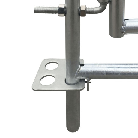 vidaXL Schaapskooi 4 panelen 137x137x92 cm gegalvaniseerd staal afbeelding3 - 1