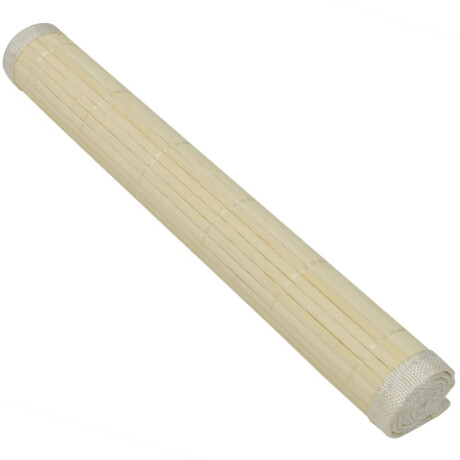 vidaXL 6 Placemats bamboe 30 x 45 cm natuurlijk afbeelding3 - 1