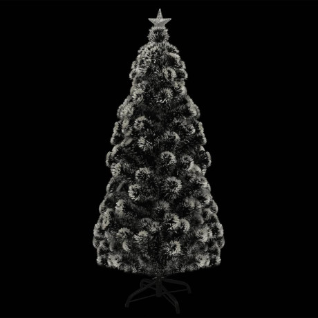 vidaXL Kerstboom met LED en standaard 150 cm glasvezel afbeelding3 - 1