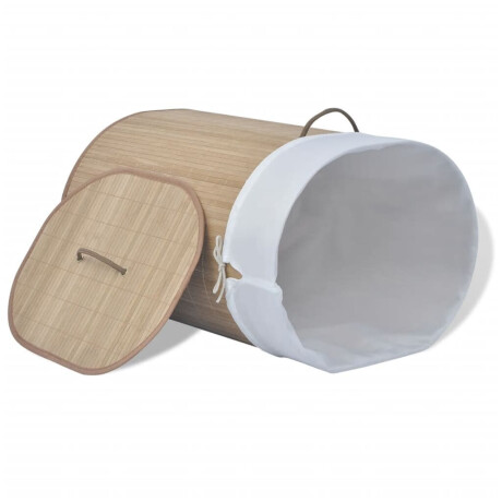 vidaXL Wasmand ovaal bamboe natuurlijk afbeelding3 - 1