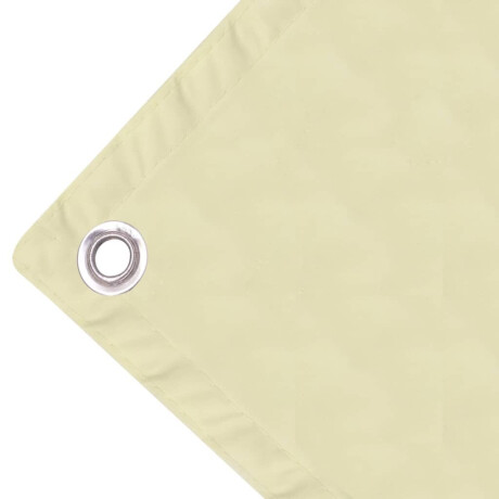 vidaXL Balkonscherm crémekleurig 90x400 cm oxfordtextiel afbeelding3 - 1