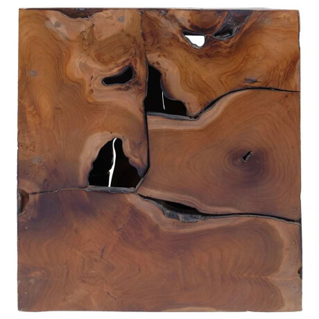 vidaXL Kruk massief teakhout afbeelding3 - 1