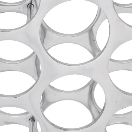 vidaXL Wijnrek 27 flessen zilverkleurig aluminium afbeelding3 - 1