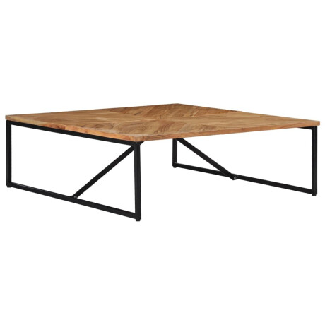vidaXL Salontafel 110x110x36 cm massief acaciahout afbeelding3 - 1