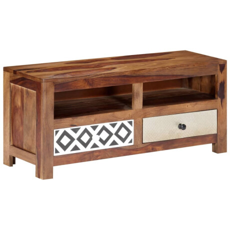 vidaXL Tv-meubel 90x30x40 cm massief acaciahout afbeelding3 - 1