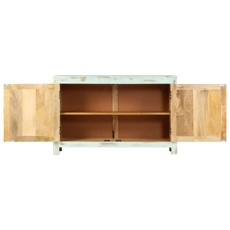 vidaXL Dressoir 110x35x70 cm massief mangohout lichtblauw afbeelding3 - 1