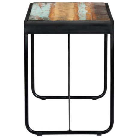 vidaXL Eettafel 118x60x76 cm massief gerecycled hout afbeelding3 - 1