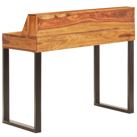 vidaXL Bureau 110x50x94 cm massief acaciahout en staal afbeelding3 - 1