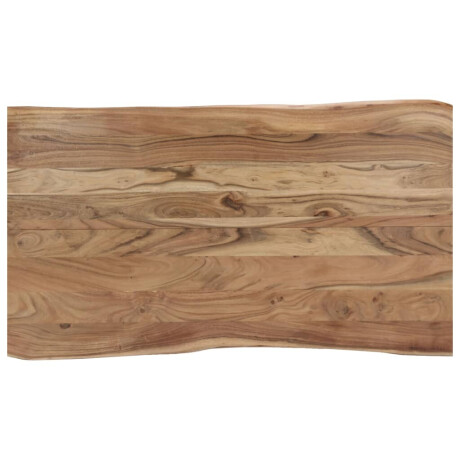 vidaXL Eettafel 140x80x76 cm massief acaciahout afbeelding3 - 1