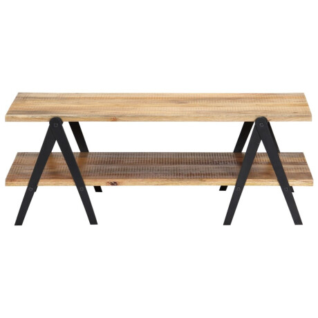 vidaXL Salontafel 115x60x40 cm massief mangohout afbeelding3 - 1