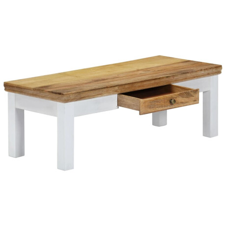 vidaXL Salontafel 110x50x40 cm massief mangohout afbeelding3 - 1