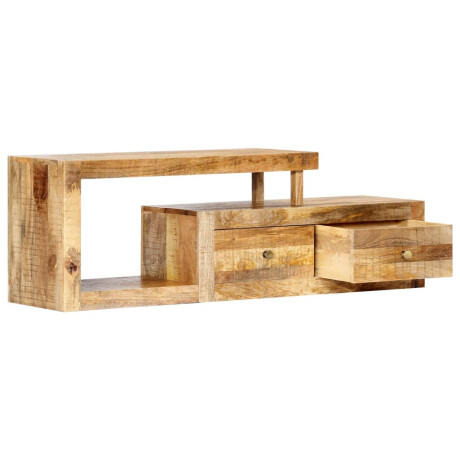 vidaXL Tv-meubel 120x30x40 cm massief mangohout afbeelding3 - 1