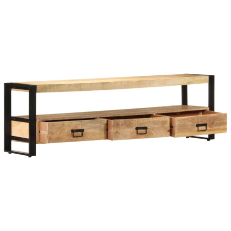 vidaXL Tv-meubel 150x30x45 cm massief mangohout afbeelding3 - 1