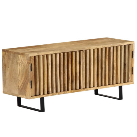 vidaXL Tv-meubel 90x30x40 cm massief mangohout afbeelding3 - 1