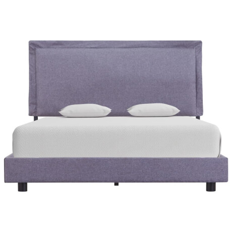vidaXL Bedframe stof lichtgrijs 140x200 cm afbeelding3 - 1