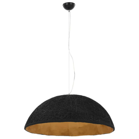 vidaXL Hanglamp E27 Ø70 cm zwart en goud afbeelding3 - 1