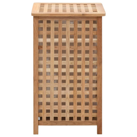 vidaXL Wasmand 39x39x65 cm massief walnotenhout afbeelding3 - 1