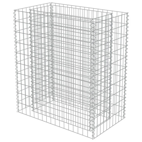 vidaXL Gabion plantenbak verhoogd 90x50x100 cm gegalvaniseerd staal afbeelding3 - 1