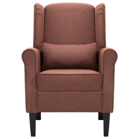vidaXL Fauteuil stof bruin afbeelding3 - 1