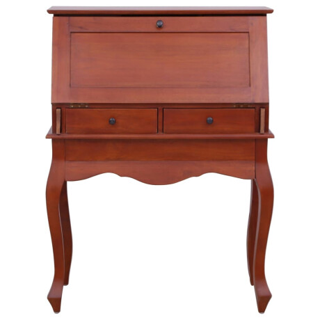 vidaXL Secretaire 78x42x103 cm massief mahoniehout bruin afbeelding3 - 1