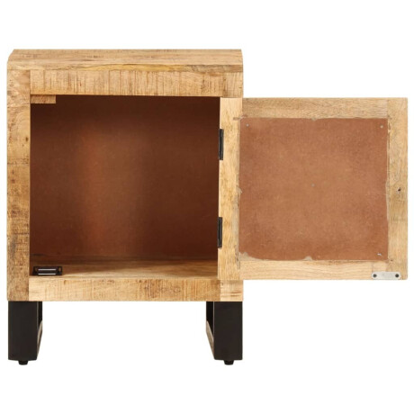 vidaXL Nachtkastje 40x30x50 cm massief mangohout afbeelding3 - 1