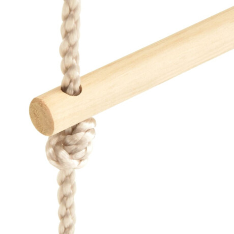 vidaXL Touwladder 30x168 cm massief hout en PE afbeelding3 - 1