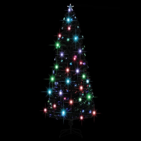 vidaXL Kerstboom met LED en standaard 240 cm glasvezel afbeelding3 - 1