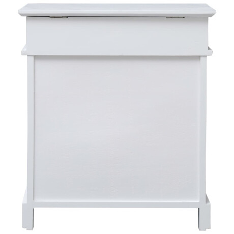 vidaXL Schoenenkast 50x28x58 cm paulowniahout wit afbeelding3 - 1