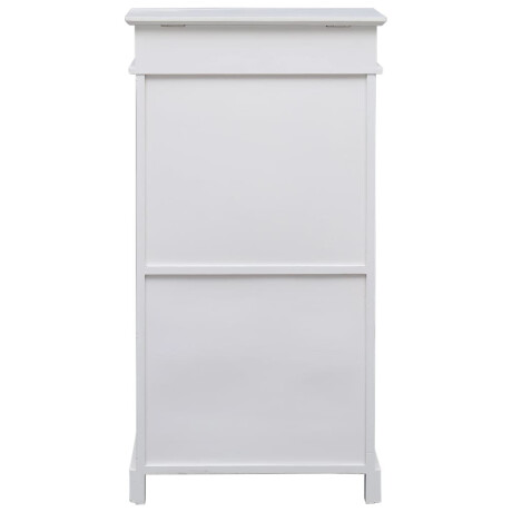 vidaXL Schoenenkast 50x28x98 cm paulowniahout wit afbeelding3 - 1