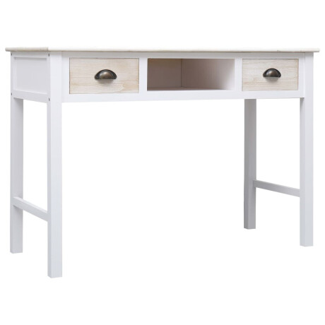 vidaXL Wandtafel 110x45x76 cm hout afbeelding3 - 1