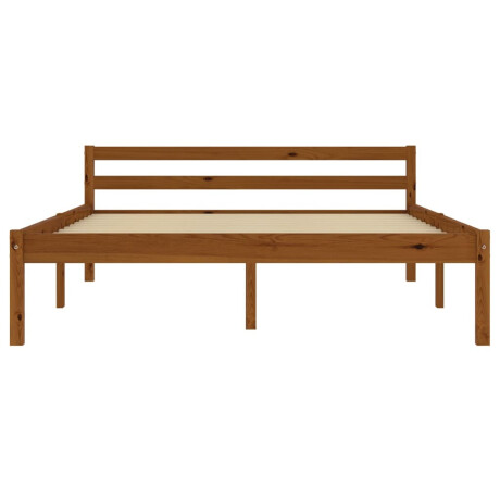 vidaXL Bedframe massief grenenhout honingbruin 120x200 cm afbeelding3 - 1