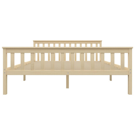 vidaXL Bedframe massief grenenhout naturel 160x200 cm afbeelding3 - 1