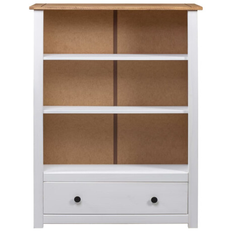 vidaXL Boekenkast Panama Range 80x35x110 cm massief grenenhout wit afbeelding3 - 1
