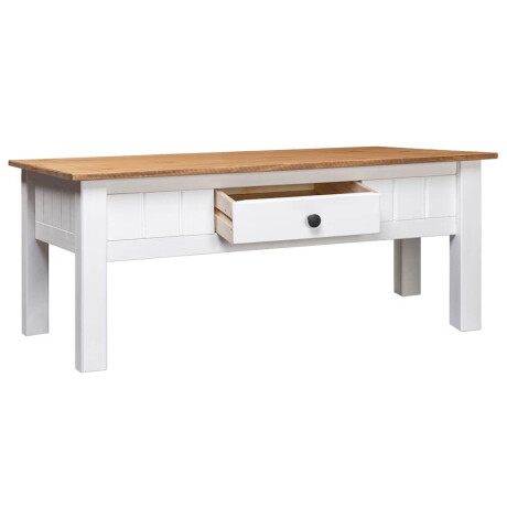 vidaXL Salontafel Panama Range 100x60x45 cm massief grenenhout wit afbeelding3 - 1