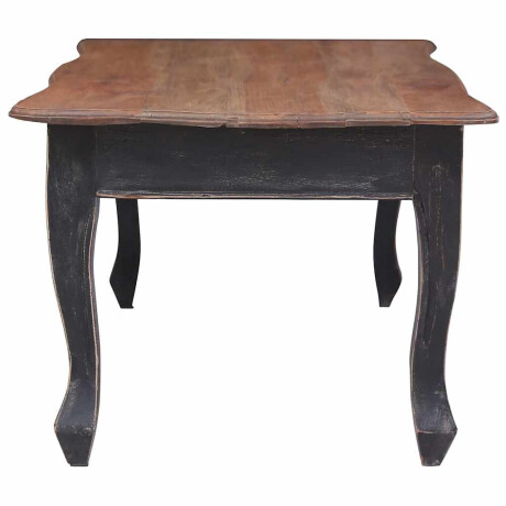 vidaXL Salontafel 120x60x45 cm massief mahoniehout zwart afbeelding3 - 1