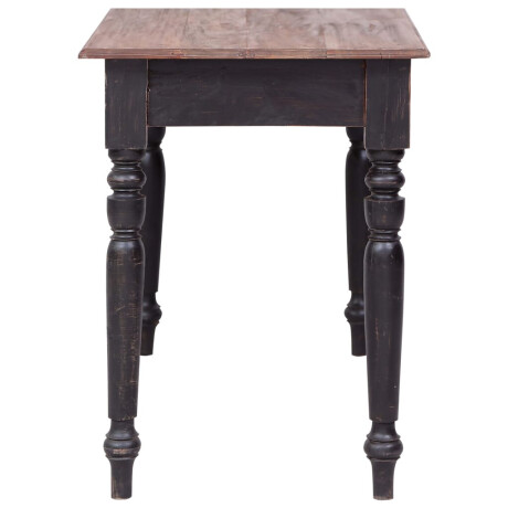 vidaXL Bureau met 3 lades 117x57x75 cm massief mahoniehout afbeelding3 - 1