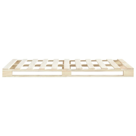 vidaXL Bedframe pallet massief grenenhout 180x200 cm afbeelding3 - 1