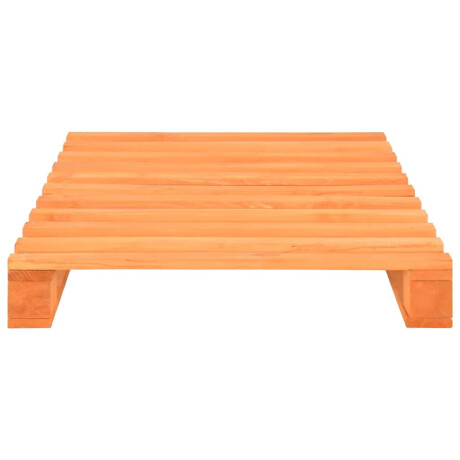 vidaXL Bedframe pallet massief grenenhout bruin 100x200 cm afbeelding3 - 1