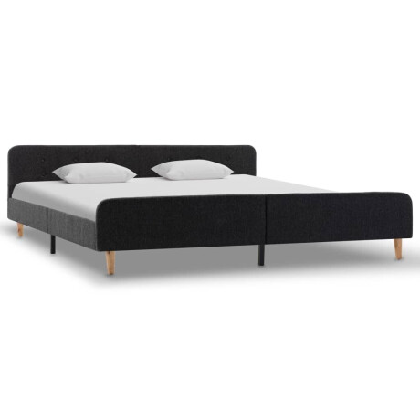 vidaXL Bedframe jute donkergrijs 180x200 cm afbeelding3 - 1