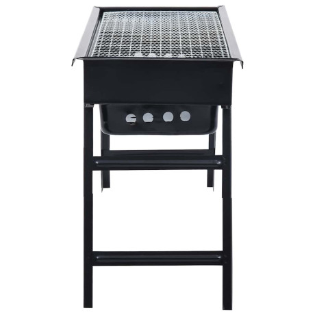 vidaXL Campingbarbecue draagbaar 60x22,5x33 cm roestvrij staal afbeelding3 - 1